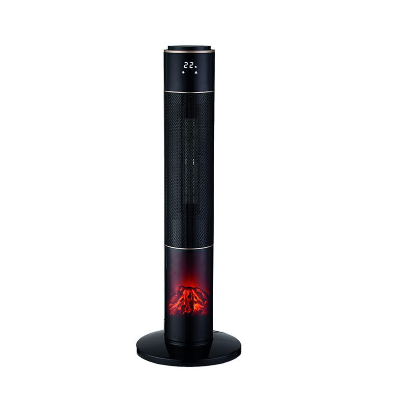 Tour de cheminée de haute taille chauffage en céramique 2000 watts