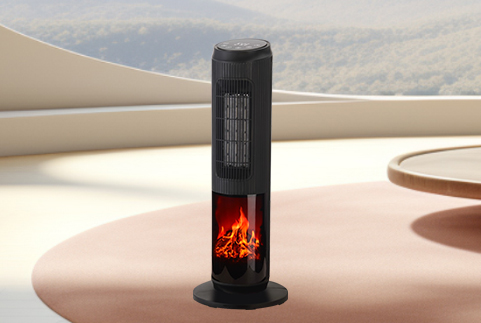 Chauffage de ventilateur de cheminée de tour